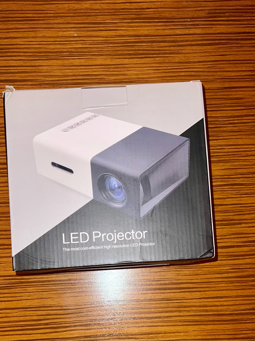 LED Projector - White and Gray